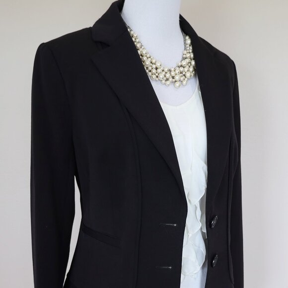 THE LIMITED Size 10 Black Suit Jacket Blazer Career Office - Picture 6 of 11